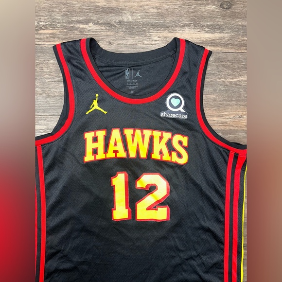 Atlanta Hawks Hunter Jordan Nike Authentic Jersey NBA Basketball Swingman 52 XL - Picture 2 of 5